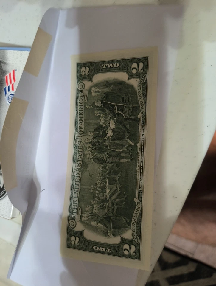 2017A Uncirculated Two Dollar Bill Crisp $2 Notes - Image 2 of 2