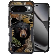 For [Pixel 10 PRO XL][DUAL TACTICAL][Hybrid Two Piece Case]Combat Camo