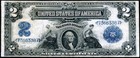 HGR SUNDAY 1899 $2 Silver Certificate ((RARER Lyons/Roberts)) LIGHTLY CIRCULATED — photo 2