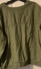 Ellen Tracy Women Plus Size 3X JacketLinen Blend Olive Pockets Mint Condition — photo 5