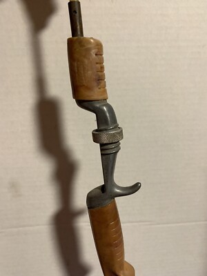 VTG Waltco Glasscaster Pistol Grip Fishing Rod Bakelite Handle