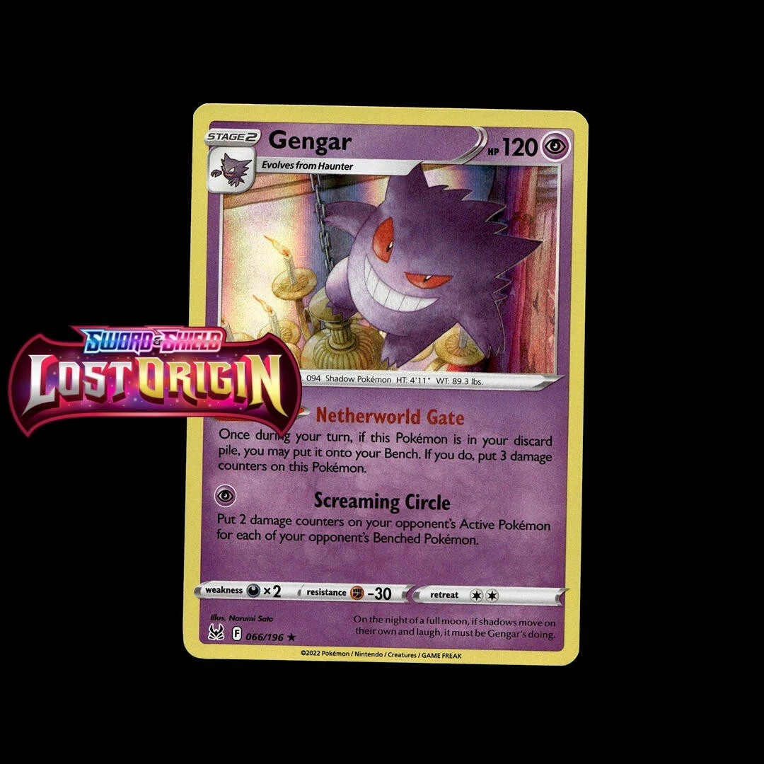 Gengar Pokémon TCG Individual Collectible Card Game Cards for sale