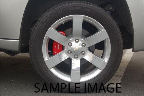 2015-2020 Chevy Tahoe Front + Rear Red "MGP" Brake Disc Caliper Covers 4pc Set - Picture 7 of 10