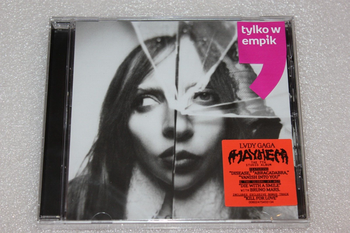 Lady Gaga - Mayhem CD 15 tracks Polish Stickers NEW SEALED
