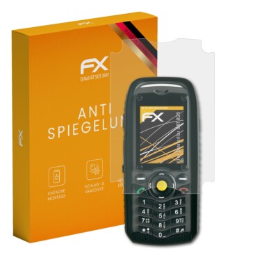 atFoliX 3x Displayfolie für Caterpillar CAT B25 Schutzfolie matt&stoßfest Folie