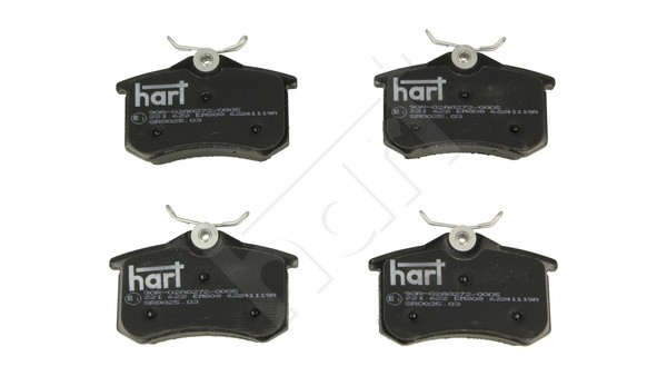 BremsbeläGe Scheibenbremsbelagsatz Hinten FüR Citroen C8 02-,ULYSSE 02- 425223-image