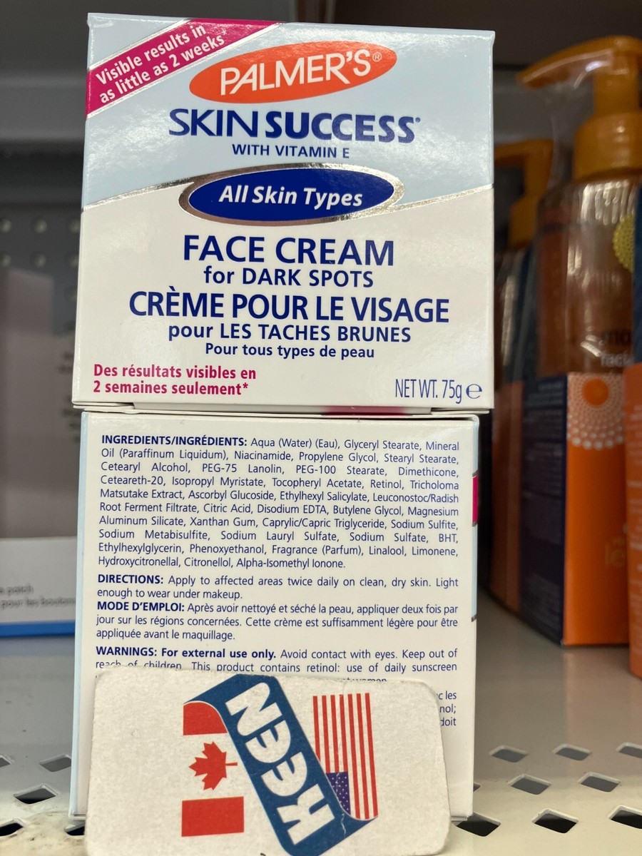 Palmer's Skin Success Face Cream for Dark Spots, 75g, Exp:2026/12