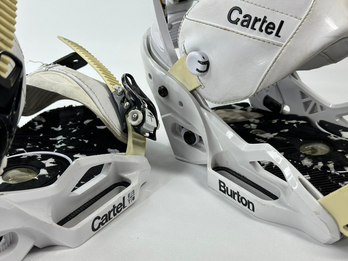 Size S (6-8) Burton Cartel EST Mens Snowboard Bindings #360 Size S (6-8) Burton Cartel EST Mens Snowboard Bindings #360