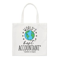 Weltweit Beste Accountant Regular Tragetasche Lustiger Witz Lieblings Shopper