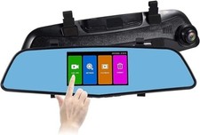 SENDOW Mirror Dash Camera 4.5 Inch IPS Touch Screen Used AS-IS