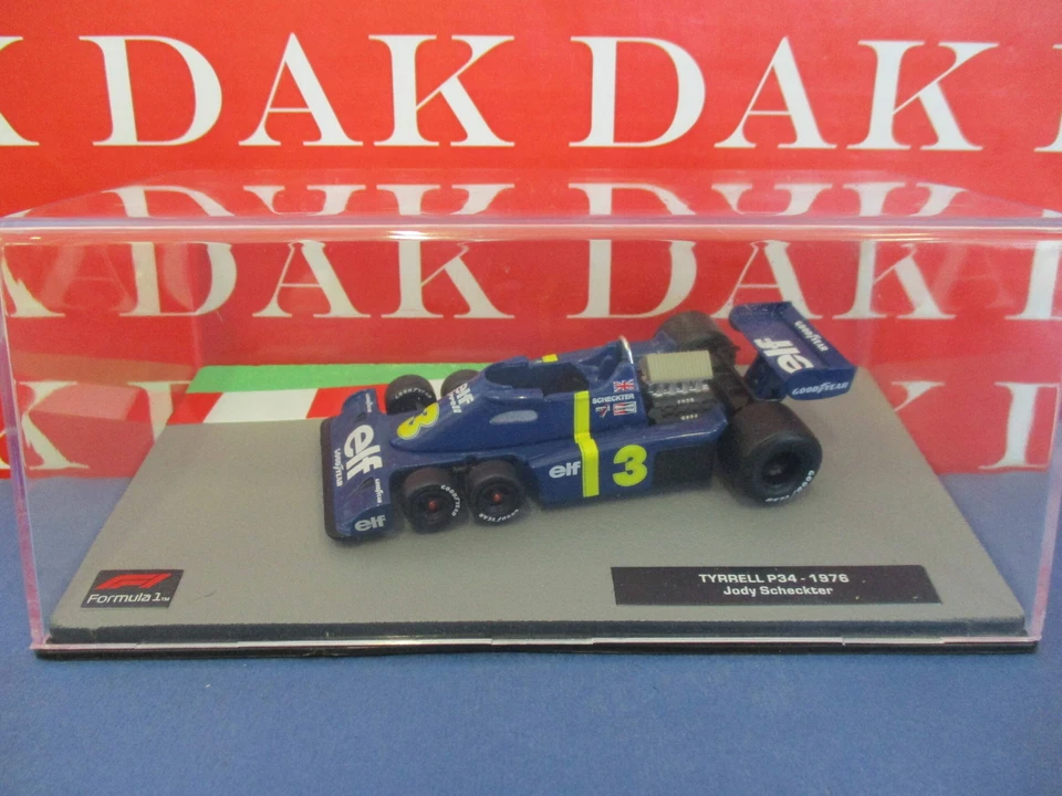 Die cast 1/43 Modellino Auto F1 Tyrrell P34 1976 J. Scheckter - Immagine 4 di 4