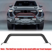 Textured Black Bull Bar For 2024-2025 Toyota Tacoma Heavy Duty Steel Upgrade