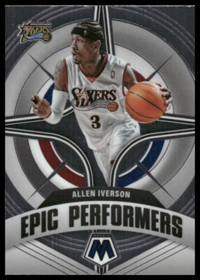 2021-22 Panini Mosaic #14 Allen Iverson Epic Performers | eBay