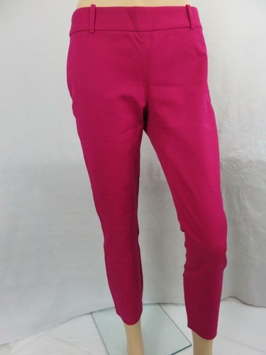 J Crew Fuschia Minnie Pants Cotton W/ A 