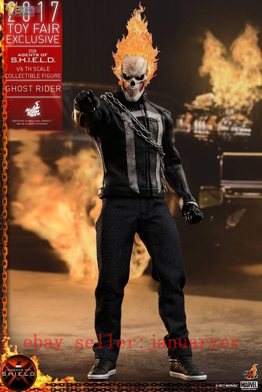 Perfect Hot Toys Tms005 1/6 Agents Of S.H.I.E.L.D. Ghost Rider