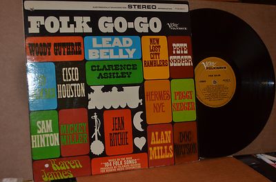 FOLK GO-GO; MINT- VERVE FOLKWAYS LP WITH WOODY GUTHRIE, PETE SEEGER, LEADBELLY +