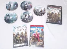 Assassin's Creed Unity PC DVD-ROM 2014 Limited Edition Ubisoft Complete 5-Disc