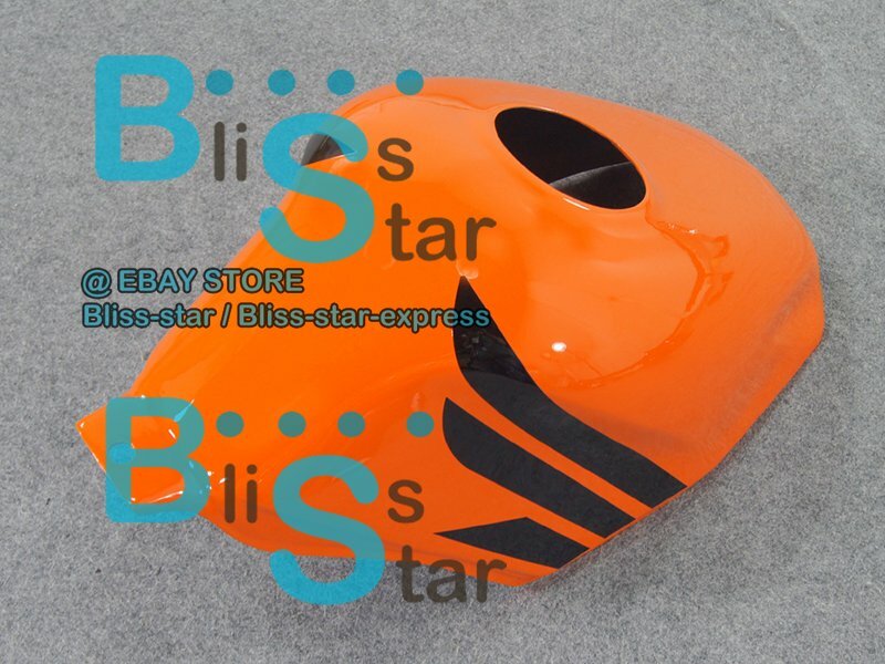 Orange Glossy ABS Fairing With Tank Cover Kit Fit HONDA CBR600F2 1991-1994 33 A7 image