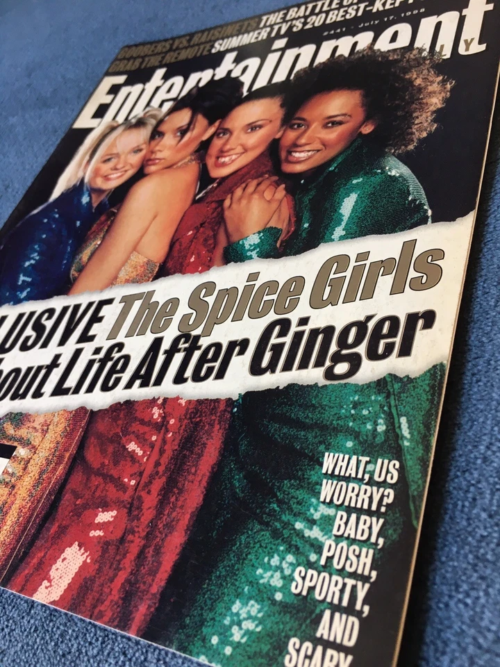 The Spice Girls Entertainment Weekly Exclusive July 17 1998 # 441 Vintage Vtg - Image 3 of 4