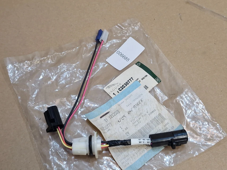 Jaguar S-Type Fuel Pump Link Lead 1999-2008 Classic C2C30777 Genuine NEW OEM - Image 2 of 4