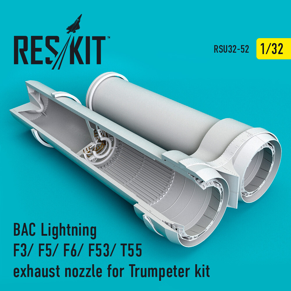 Reskit 1/32 BAC Lightning F3/F5/F6/F53/T55 Exhaust Nozzle for Trumpeter RSU32-0052