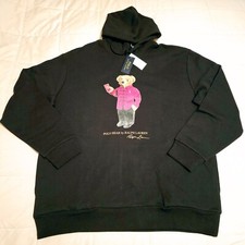 NWT Polo Ralph Lauren Black Lunar New Year LE Bear Hoodie Sweatshirt Big  Tall