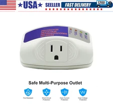 US Voltage Protector Surge Home Refrigerator Appliance Power Outlets Socket 120V