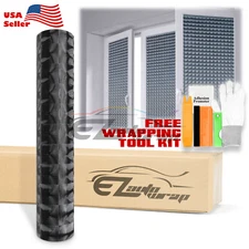 Gray Cat Eye Frosted Film Glass Office Home Bathroom Window Security Privacy