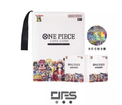 One Piece TCG Binder Premium leather 25th Anniversary Luffy 9 Grid 900 Cards  | eBay
