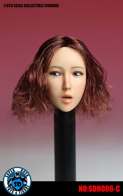 1/6 Scale SDH006 Girl Lisp Head Carving Sculpt Fit 12'' Action Figure