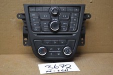 13 14 15 Buick Verano Used AC / Heater Radio Control Face Panel #3672-AC