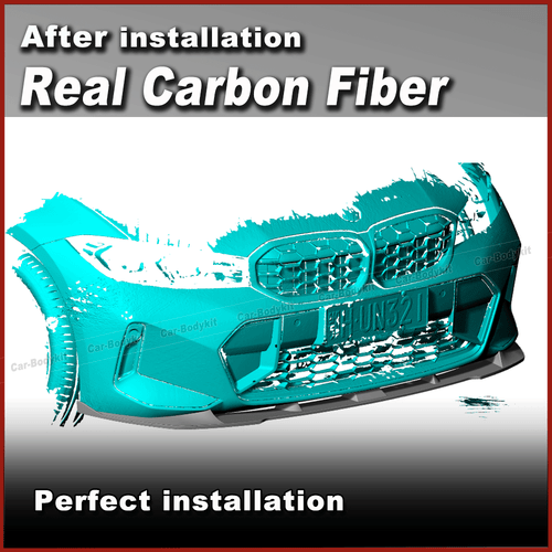 Carbon Frontlippe Frontspoiler Spoilerlippe für BMW G20 LCI M Sport M340i 22-24 - Picture 3 of 13
