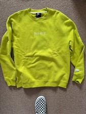 Bluza Nike Crew ciężka limonkowa zieleń Just Do It wysoka jakość rozmiar M *nowa
