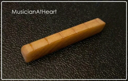 MusicianAtHeart UNBLEACHED BONE NUT made for EPIPHONE Guitar vintage cowbone