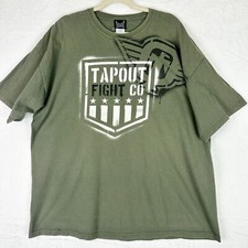 Tapout Vintage Y2K Tee Shirt Size XXL Green Jesse Pinkman UFC MMA