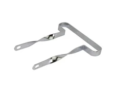 ORIGINAL F&R VINTAGE LOWRIDER 12" Flat Twisted Bumper Chrome For Front Or Rear