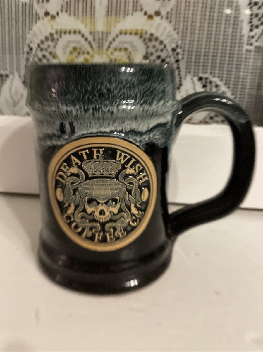 Death Wish Coffee Company 2017 St Patrick's Day Medusa Mug! #348/5000 | eBay