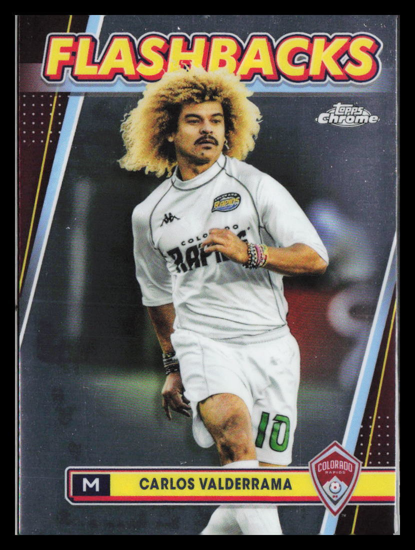 2024 Topps Chrome MLS Carlos Valderrama #104 Flashbacks | eBay
