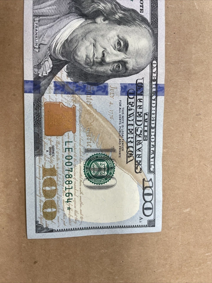 100 Dollar Bill Star Note 2009 - Image 2 of 4