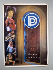 Deep Purple Gillan Blackmore Poster Promotional House Of The Blue Light 1987