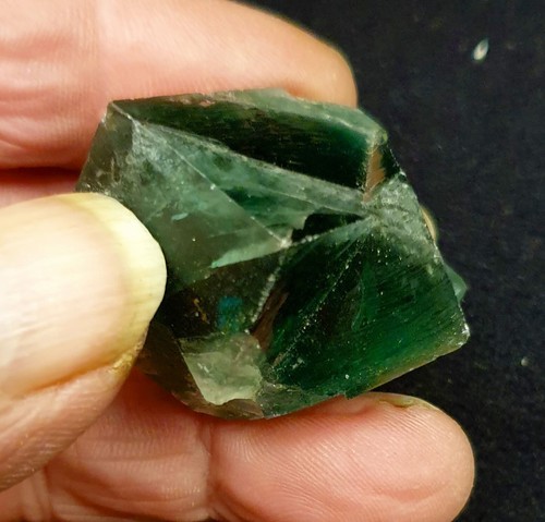 Grüner Fluorit Zwillingskristall groß Lady Annabella Mine Stanhope Weardale UK - Bild 10 von 10