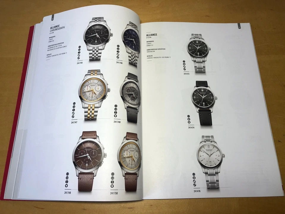 VICTORINOX Ejército Suizo - Catálogo de Relojes Generales - Libro de Ejercicios 2017 - Español Foto 4 de 4