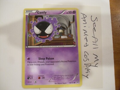 Gastly 58/162 (NM, Pokemon Card, XY BREAKthrough, 2015, Psychic