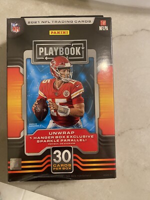 2021 Panini NFL Playbook Football Factory Sealed Hanger Box  