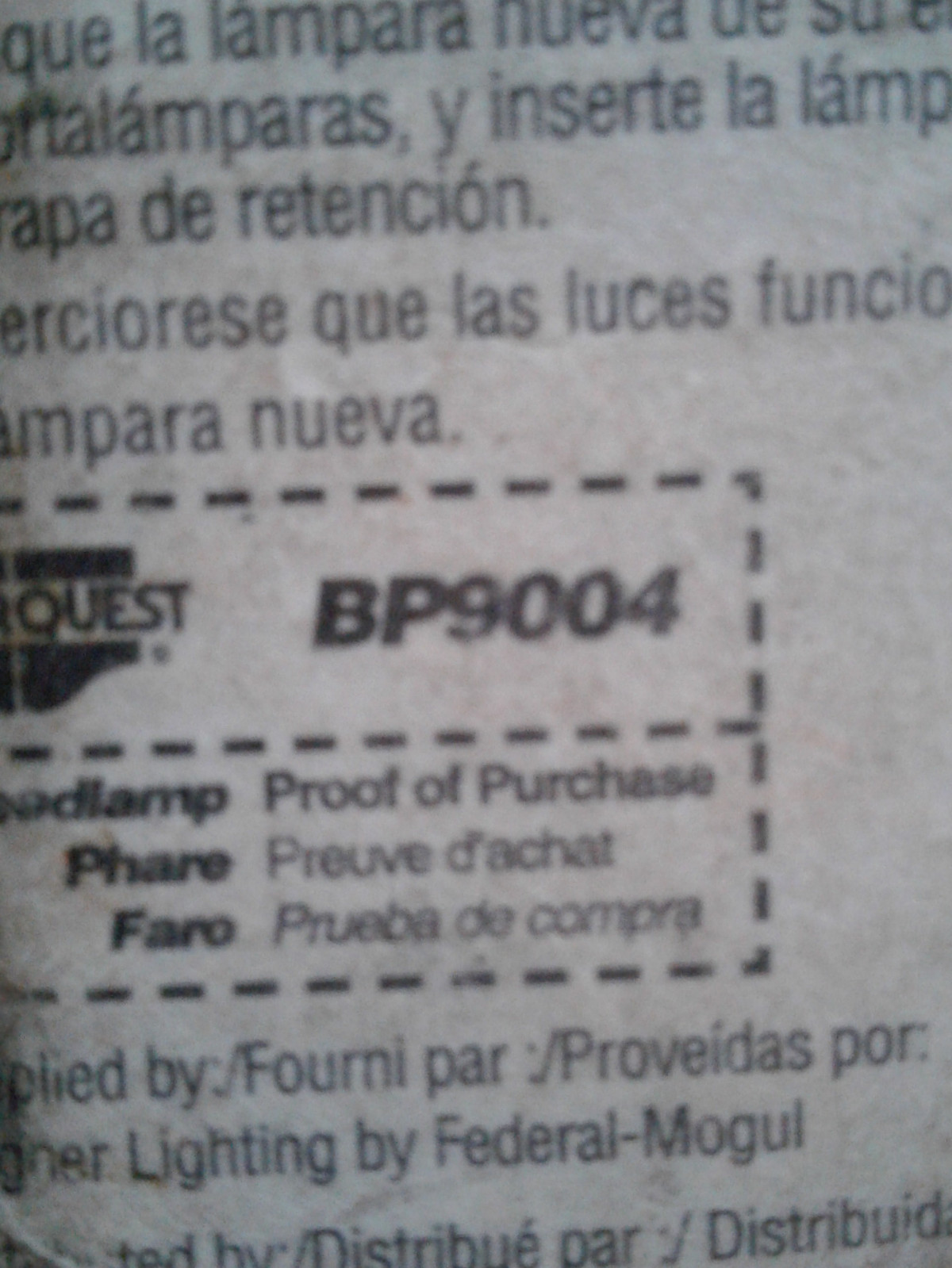 1 Carquest Headlight Wagner Hologen Bulb Part Bp9004 New Old Stock eBay