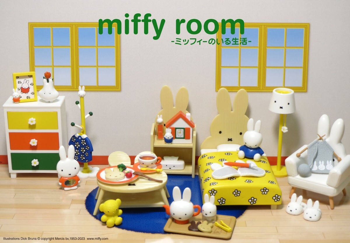 Re-Ment Rement Miniatures Rabbit Miffy Room Dollhouse Furniture