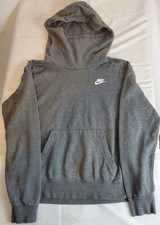 Nike Sportswear Funnel-Neck Gray Pullover Hoodie Women's Size M