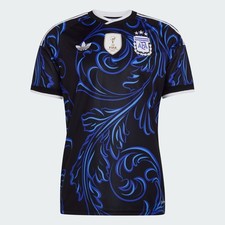 ADIDAS ARGENTINA 2026 AWAY JERSEY MENS SIZE ONLY BLACK/SKY BLUE JM8395