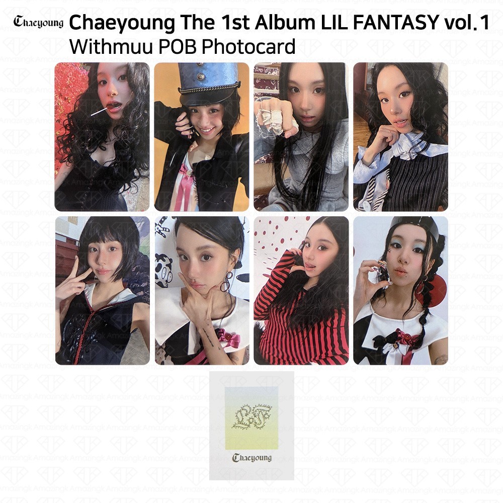 TWICE Chaeyoung 1st Album Lil Fantasy Vol.1 Withmuu POB Photocard