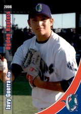 2006 Ogden Raptors Grandstand #17 Javy Guerra Denton Texas TX Baseball Card